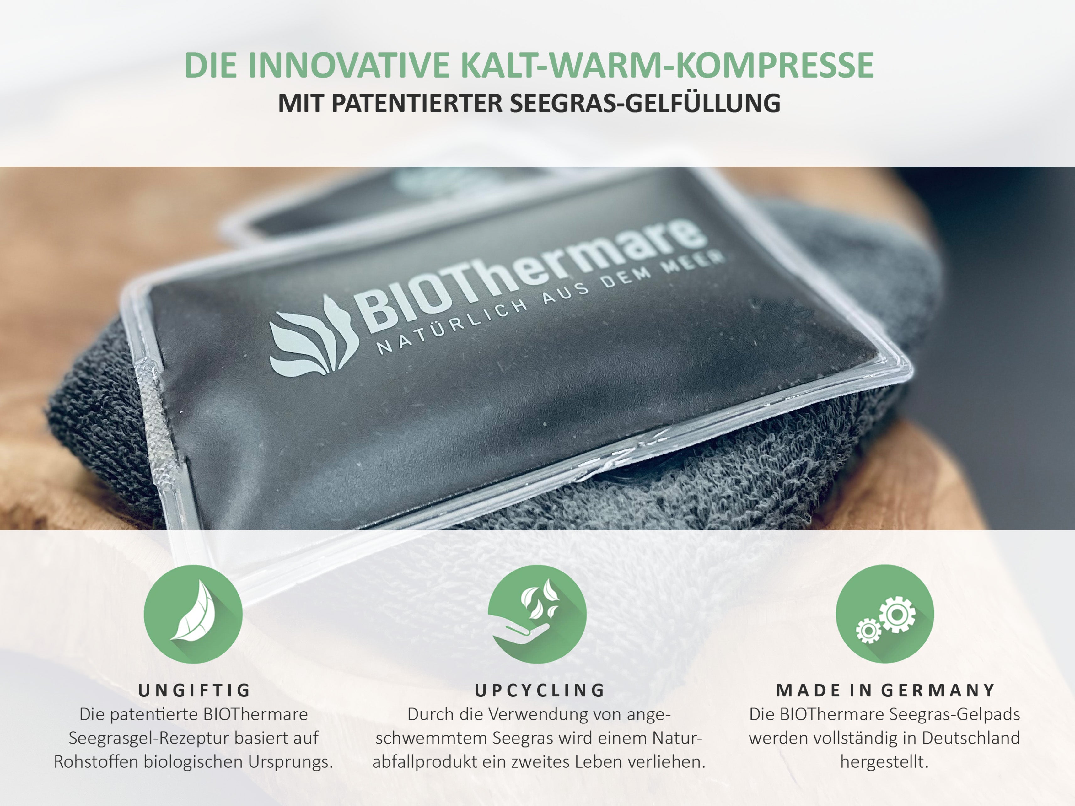 BIOThermare Seegras-Gelpad, MINI - Doppelpack/Ersatzpads